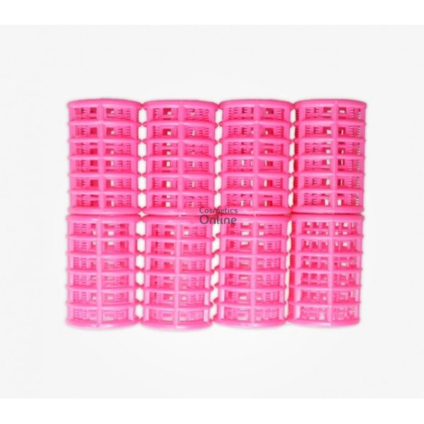 Bigudiuri din plastic medii, set de 8 bucati 3,0cm